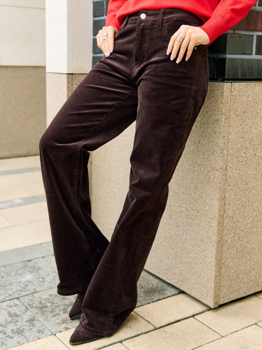 Брюки F622-0833 brown