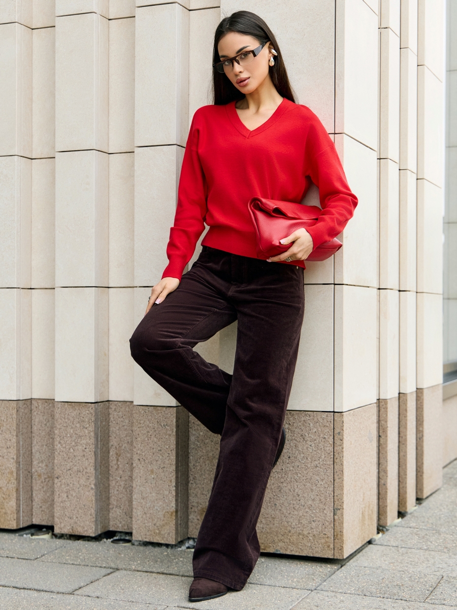 Брюки F622-0833 brown