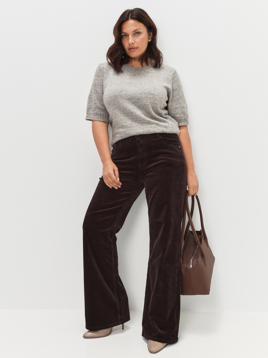 Брюки F622-0833 brown