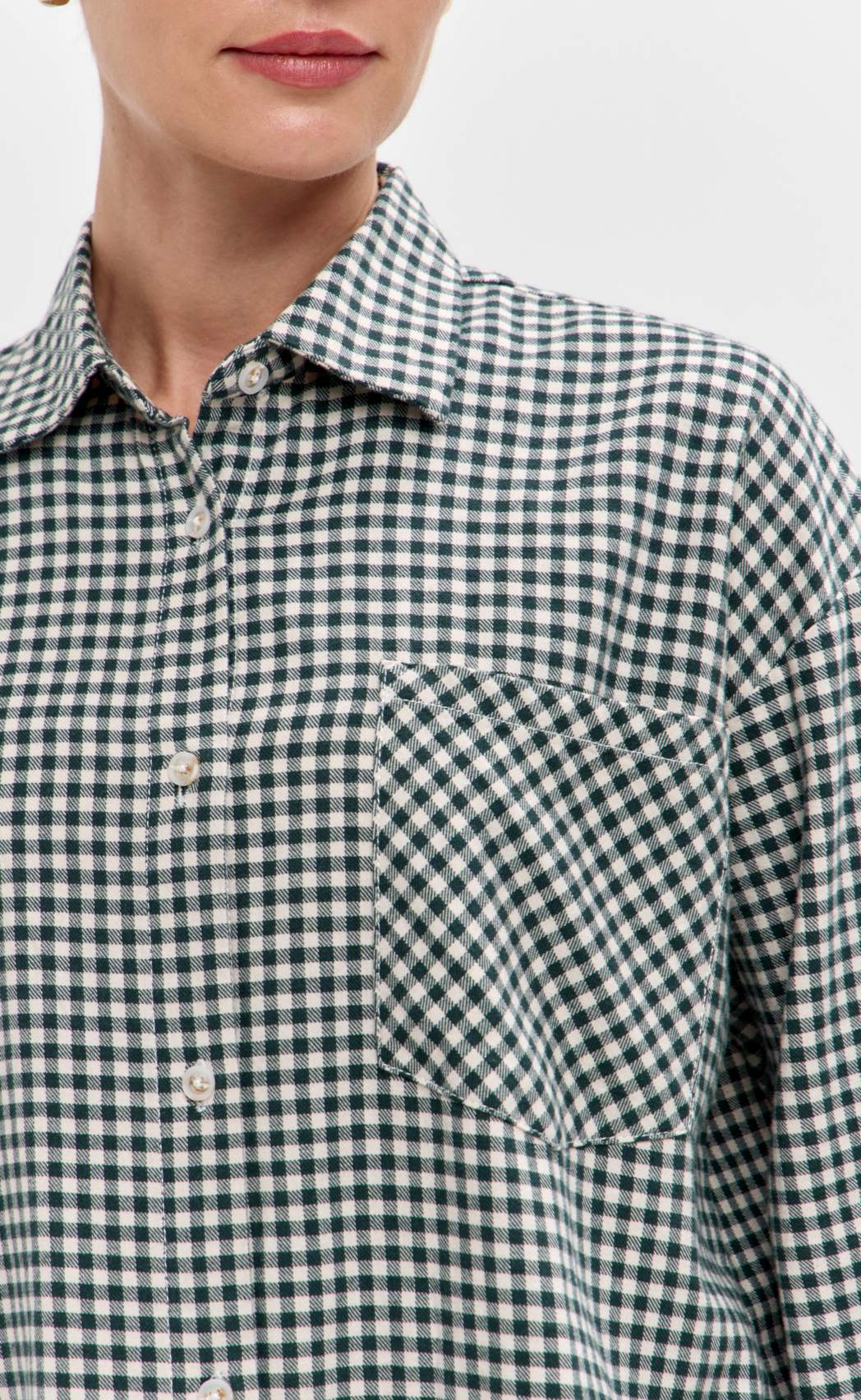 Рубашка P622-04163 green