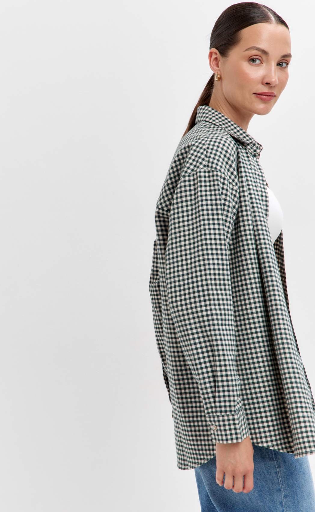 Рубашка P622-04163 green