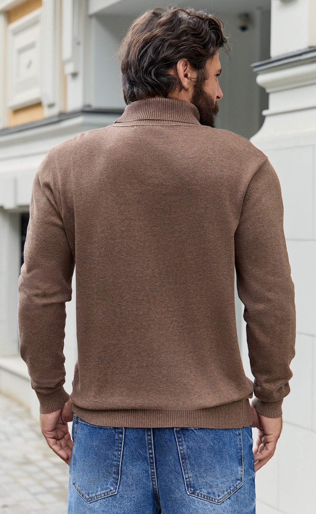 Водолазка F421-1532 cacao