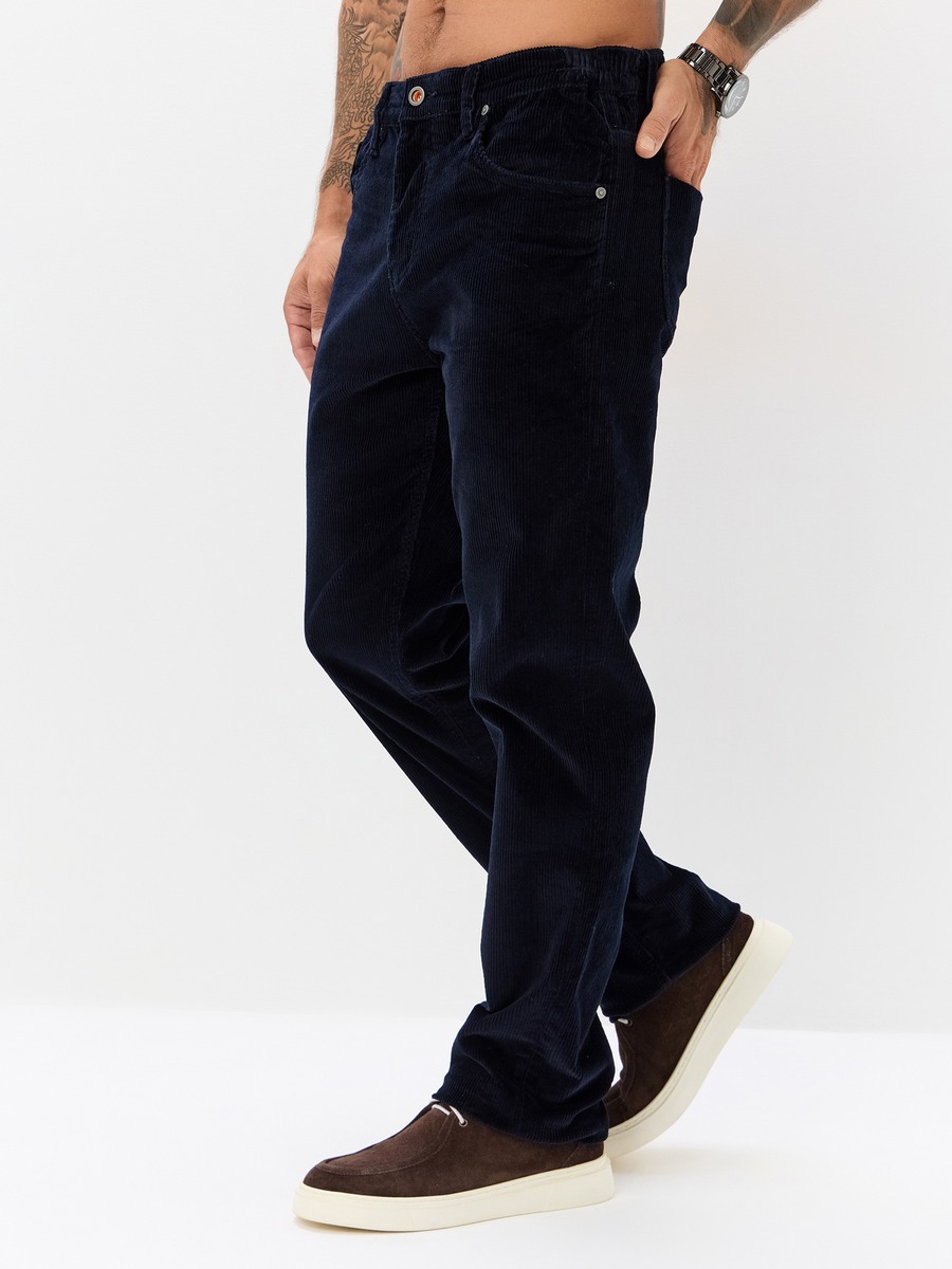 Брюки P621-08160 d.blue
