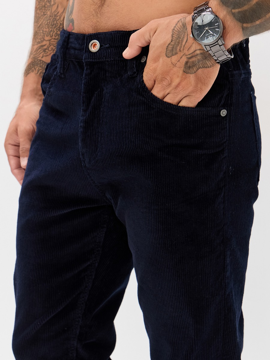 Брюки P621-08160 d.blue