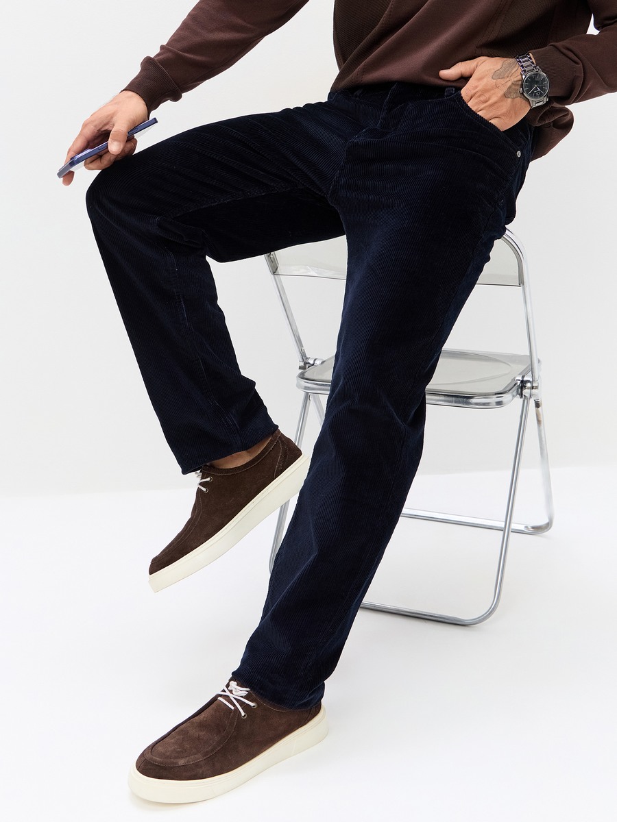 Брюки P621-08160 d.blue