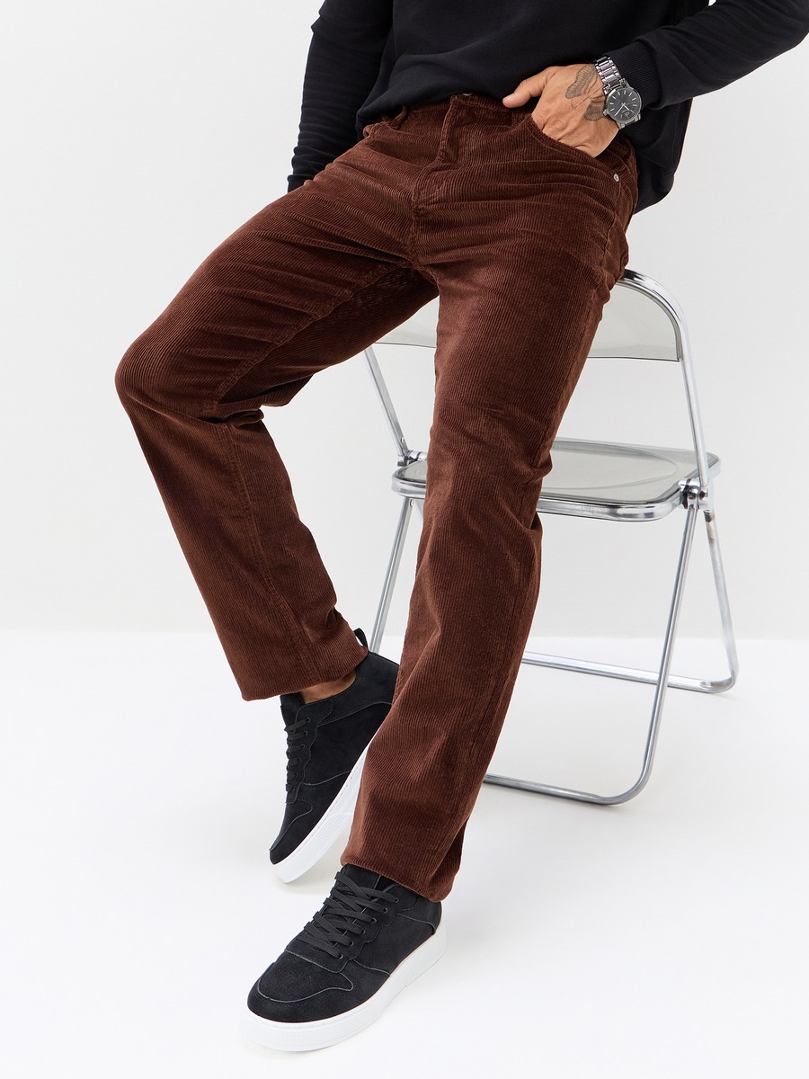 Брюки P621-08160 brown